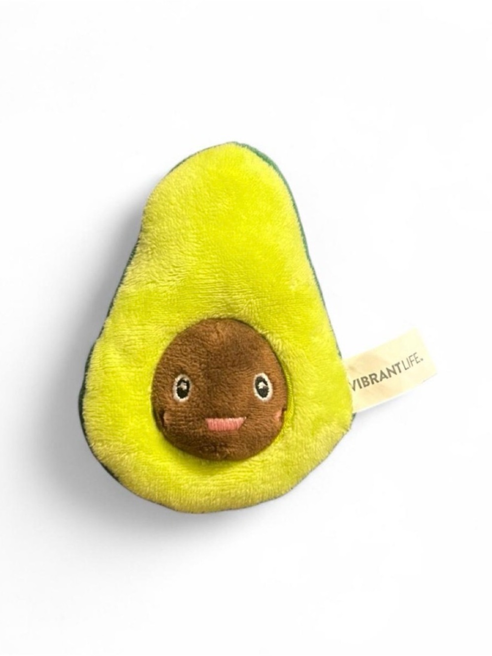Avocado hidden pouch plushie